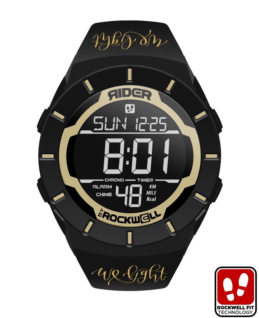 We Fight - Montre Forum Or/Noir