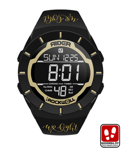 We Fight - Gold/Black Coliseum Watch