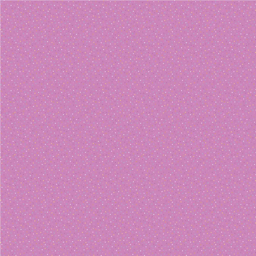 Tela de Algodón Pansy Púrpura Brillante - 44"/45" por Yarda