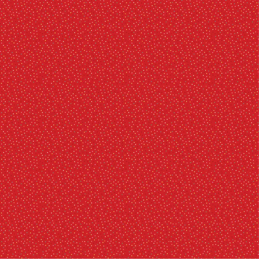 Tissu en coton rouge vif Hot Tamale - 44"/45" par yard