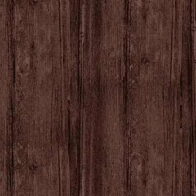 Tela de algodón de fondo ancho marrón espresso lavado de madera por yarda
