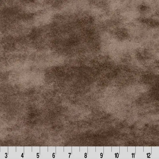 Brown Extra Wide Mist Cuddle Simply Taupe Fabric per Yard