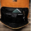 Bolso de viaje de cuero marrón de primera calidad