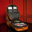 Brown Leather Luxury Patented Carry-On Bag