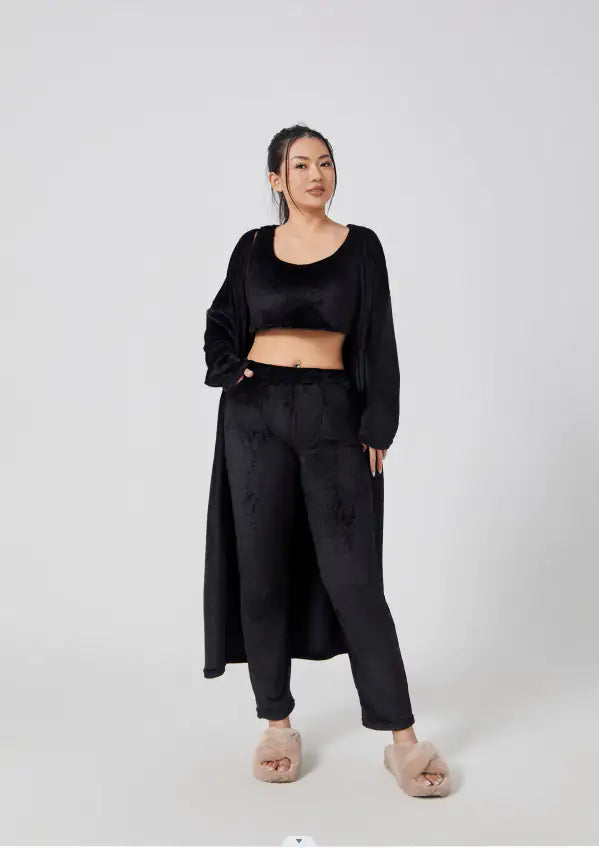 Ensemble de détente 3 pièces doux et confortable pour femmes