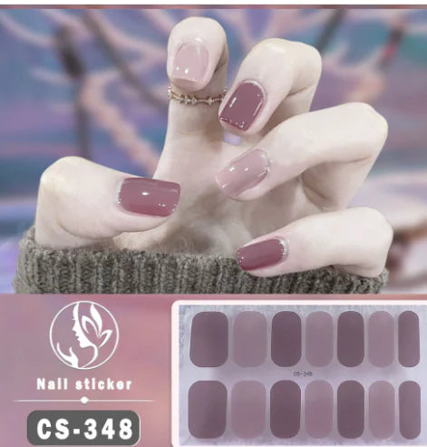 Premium DIY Gel Nail Stickers for Effortless Glam