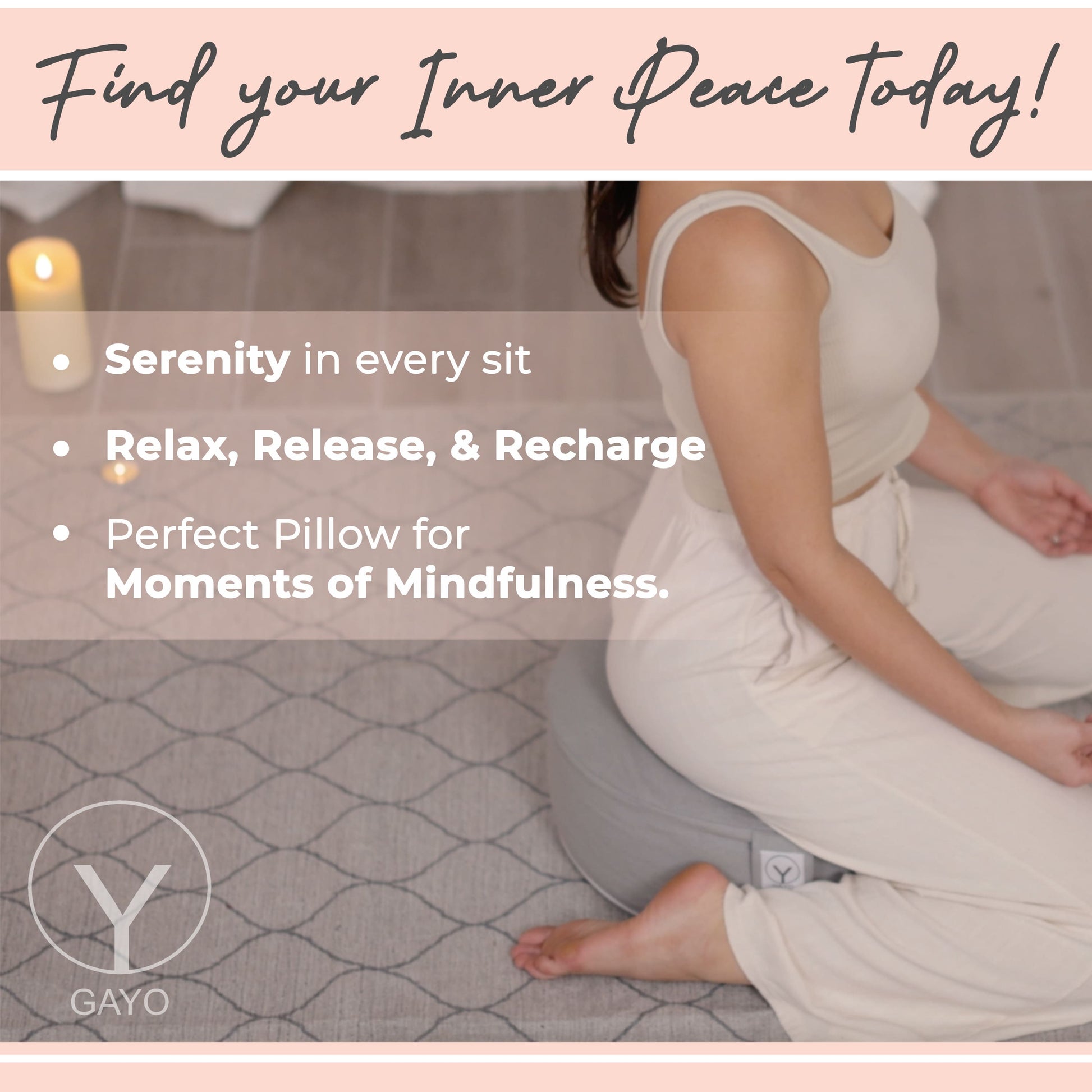 Sustainable Buckwheat Meditation Cushion for Enhanced Comfort - Korvel