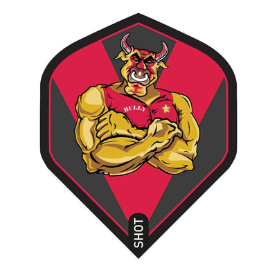 Michael Smith Signature Bully Boy Red Standard Dart Flights - Korvel