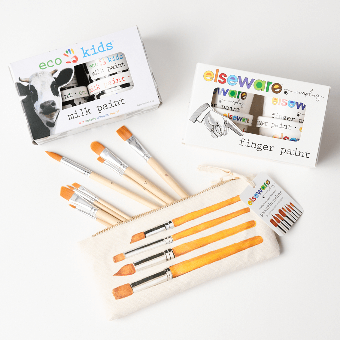 Ensemble de Peinture Créative | Peintures et Outils Naturels pour Enfants