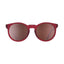Chic Burgundy Circle G Polarized Sunglasses for Every Occasion - Korvel