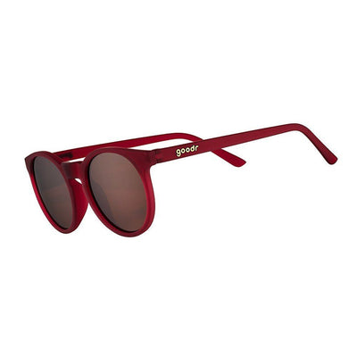 Chic Burgundy Circle G Polarized Sunglasses for Every Occasion - Korvel