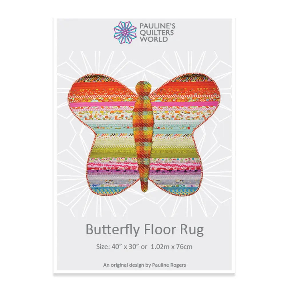 Patron de couture de tapis en forme de papillon