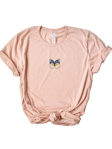 Butterfly Center Unisex T-Shirt - Korvel