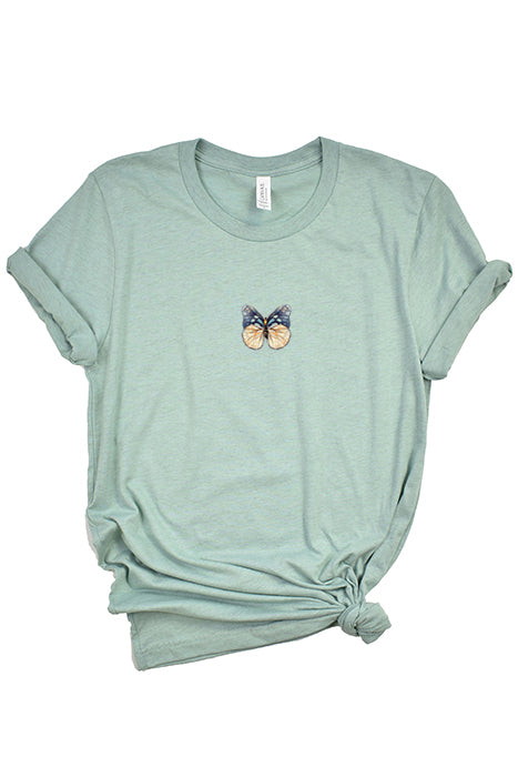 Butterfly Center Unisex T-Shirt - Korvel