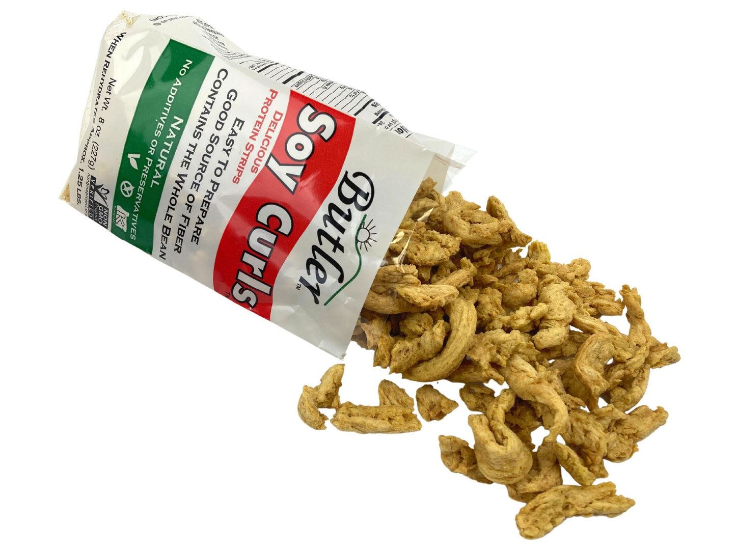 Non-GMO Soy Curls - Versatile Meat Alternative