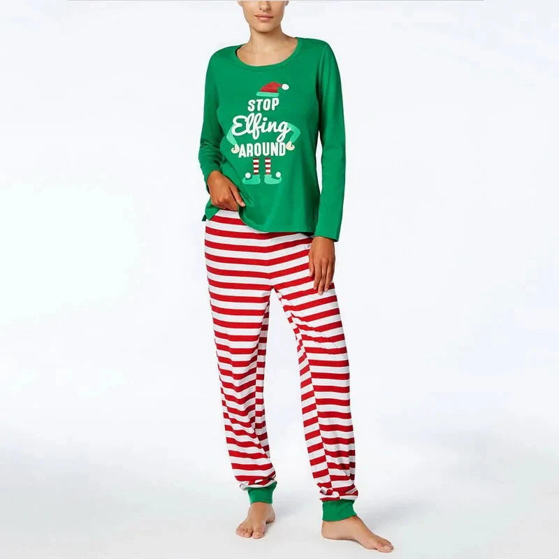 Ensemble de pyjamas de Noël en famille 2020 - Tenues d'hiver assorties