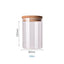 Contenants de stockage alimentaire en verre borosilicate recouverts de bambou
