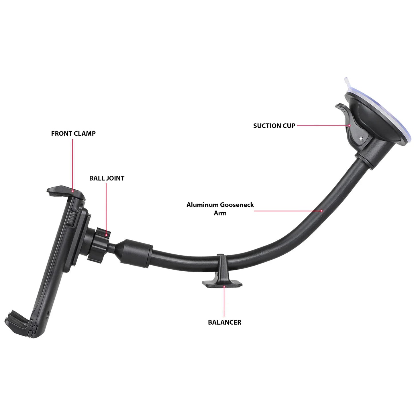 Soporte Universal para Parabrisas de Coche 360° para Teléfonos y Tabletas