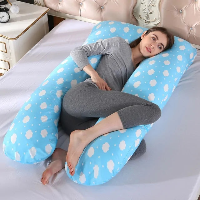U-Shape Pregnancy Support Pillow for Comfort and Rest