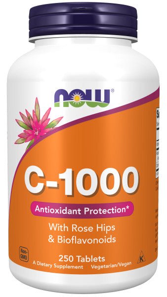 Premium Vitamin C 1000mg with Rose Hips & Bioflavonoids - Korvel