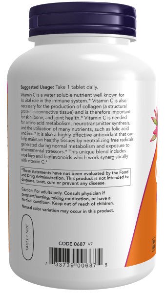 Premium Vitamin C 1000mg with Rose Hips & Bioflavonoids - Korvel