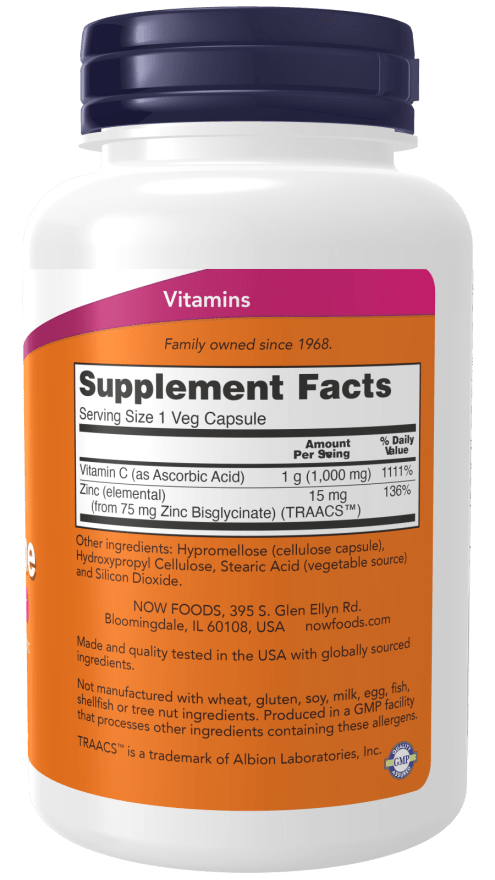 C-1,000 Zinc Immune Support