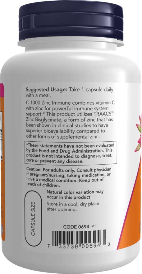 C-1,000 Zinc Immune Support
