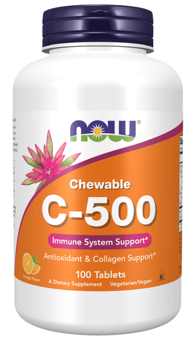Vibrant C-500 Chewable Orange Tablets - Immune Support - Korvel