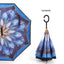 C Handle Windproof Reverse Folding Umbrella Man Women Sun Rain Car Inverted Umbrellas - Korvel