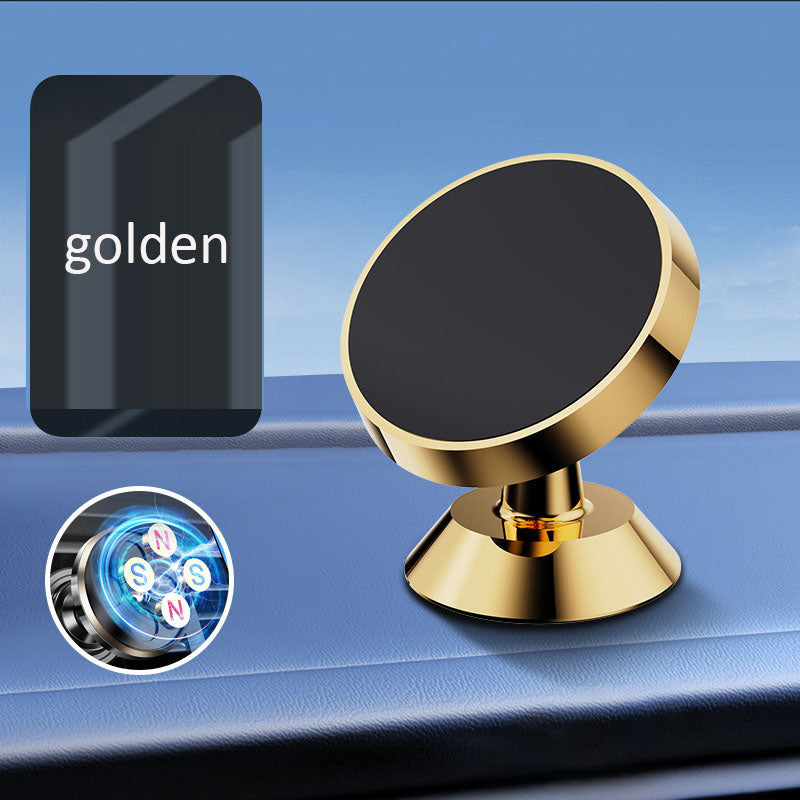 Car mounted mobile phone holder, fixed navigation, magnetic suction, automotive supplies, suction cup universal support, instrum - Korvel