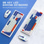 T-WOLF TF610 Keyboard and Mouse Game Keyboard and Mouse Set Mech Style Wired Esports Double Color White and Blue - Korvel