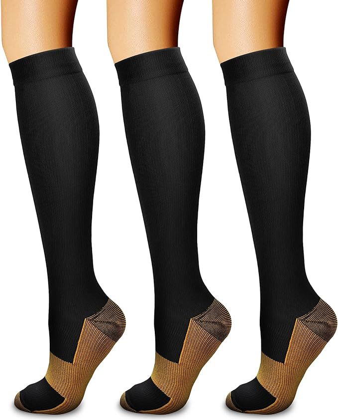 Sports pressure socks long tube socks calf socks compression socks skipping rope elastic cycling socks - Korvel
