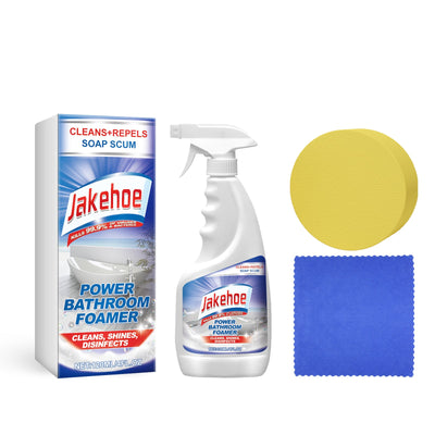 Power Bathroom Foamer, Toilet Tub Wash Basin Tile Decontamination Cleaning Spray - Korvel