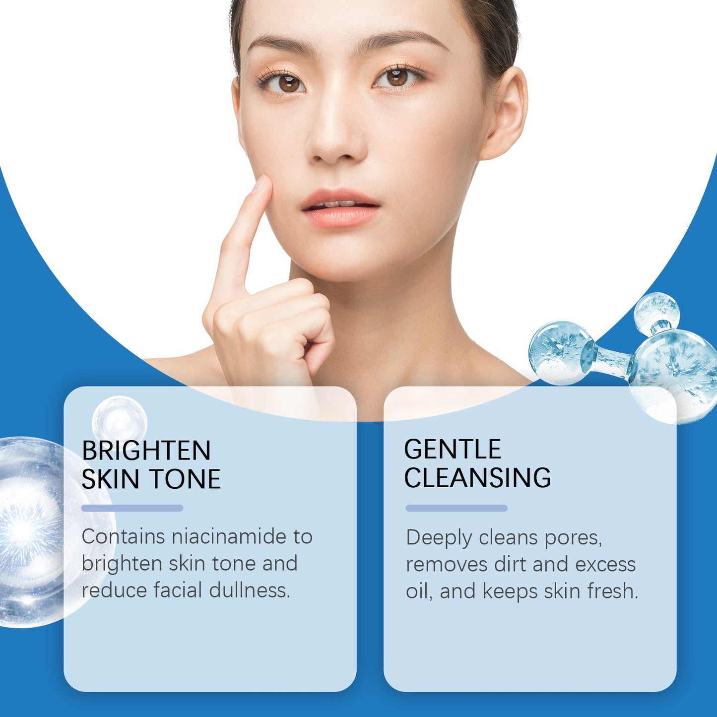 Glycolic Acid Rejuvenation Cotton Sheet For Facial Skin Deeply Cleans Pores, Nourishes, Repairs And Moisturizes Skin Care - Korvel