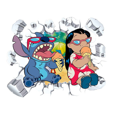 StarCraft Baby Stitch Wall Sticker Self Adhesive Picture Back Adhesive Cartoon Sticker Bedroom Dormitory Bedhead Wall Wallpaper - Korvel