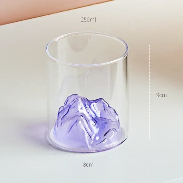Tasse à café et à thé en verre borosilicate élégant