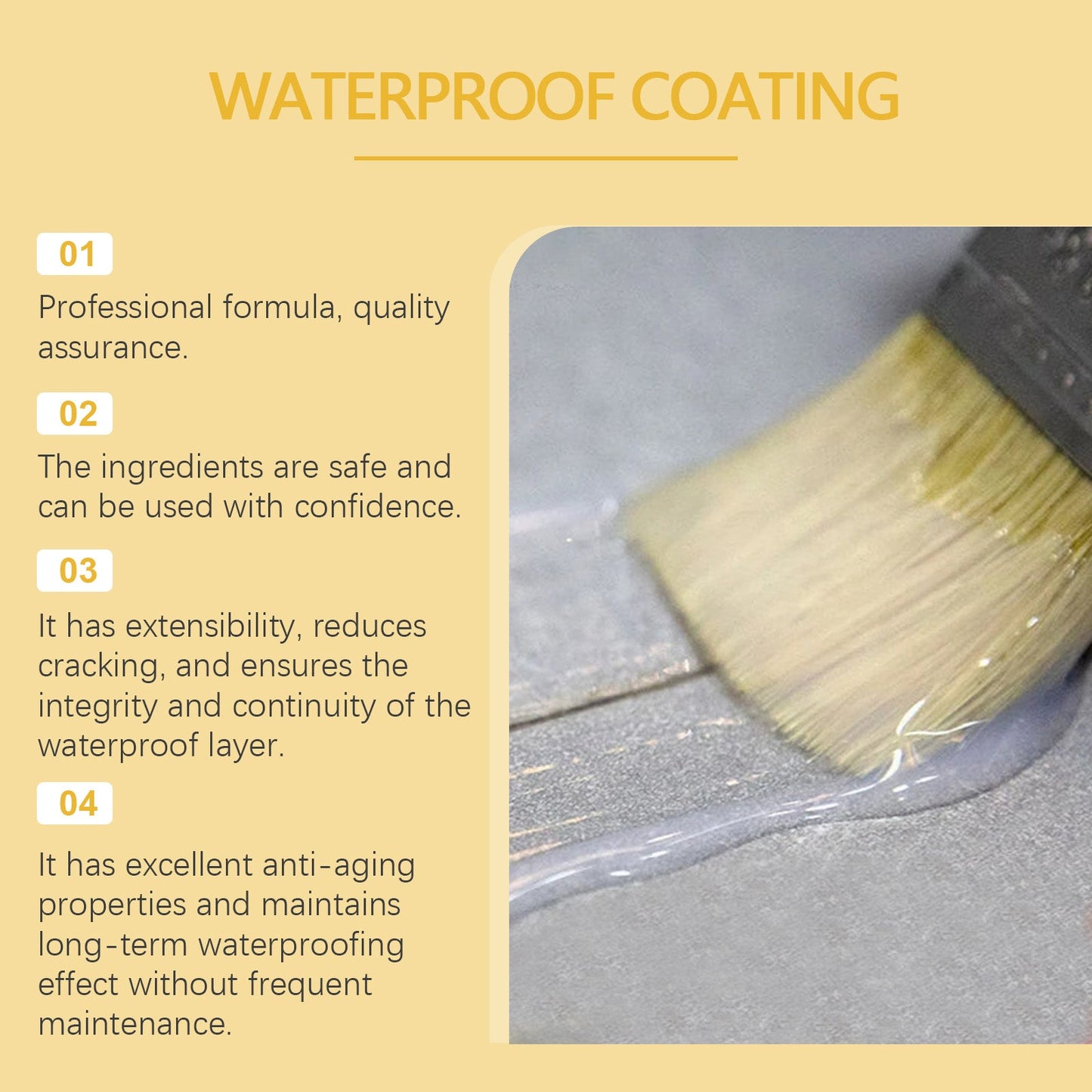 Transparent Waterproof Glue for Tile and Wall Repairs