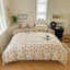 Cartoon Four-Piece Set Fresh Autumn and Winter Single Student Dormitory Bedding Sheet Three-Piece Set Single Quilt Cover - Korvel