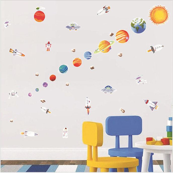 Calcomanías de Planetas para Decoración del Hogar