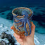 Taza de Pulpo Azul Profundo Hecha a Mano para Bebidas Calientes y Frías