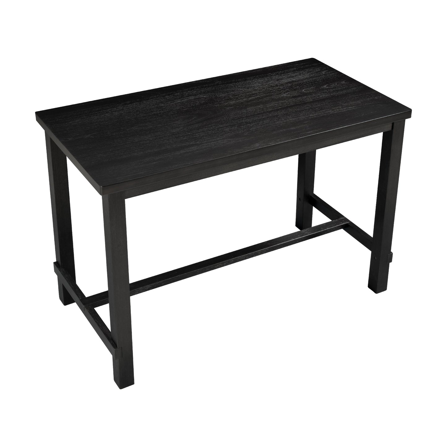 Conjunto de Comedor de Altura de Mostrador TREXM de 5 Piezas en Espresso y Beige
