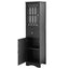 Tall Bathroom Cabinet, Freestanding Storage Cabinet with Drawer and Doors, MDF Board, Acrylic Door, Adjustable Shelf, Black - Korvel
