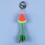 Summer cartoon charging cable refreshing fruit watermelon smiling face keychain data cable creative mobile fast charging cable - Korvel
