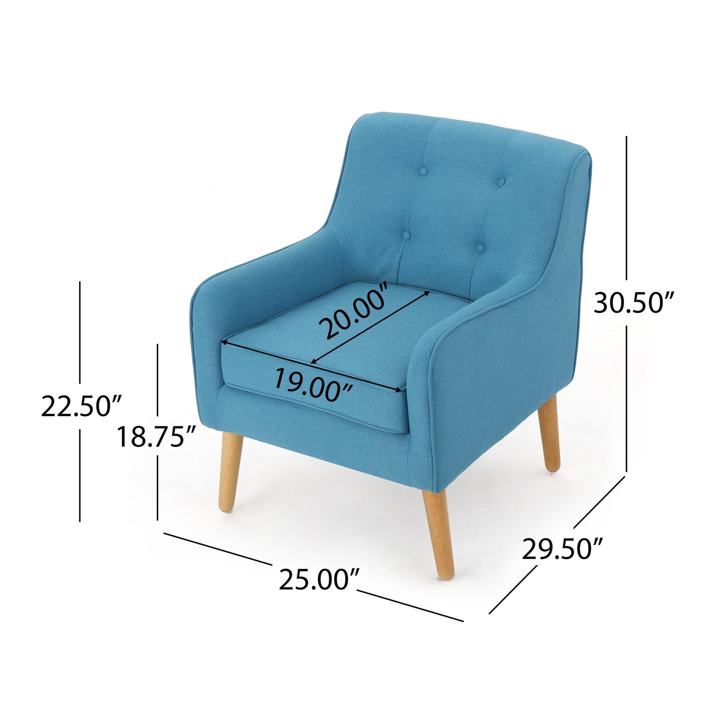Elegant Teal Armchair for Stylish Living Spaces