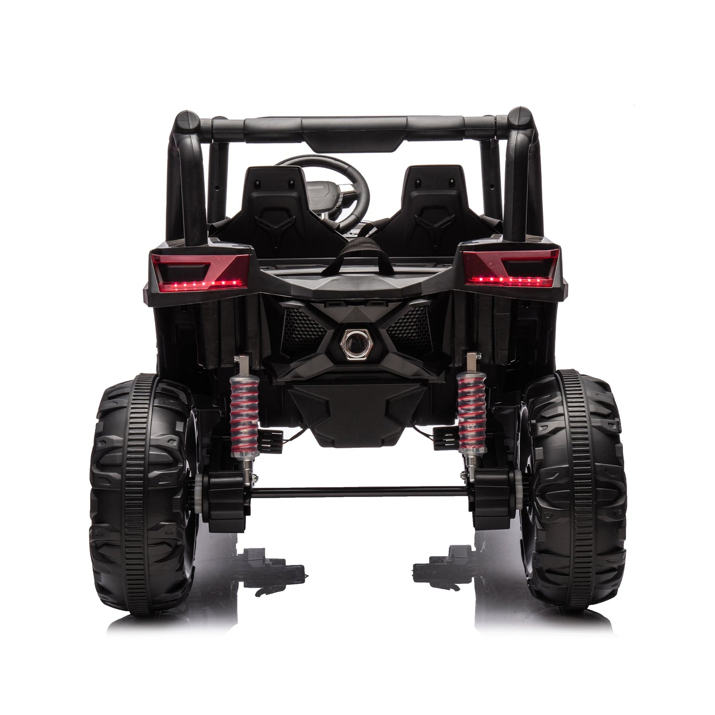 Side by Side 4x4 Ride on Off-Road Truck with Parent Remote Control, Battery Powered Electric Car w/High Low Speed - Korvel