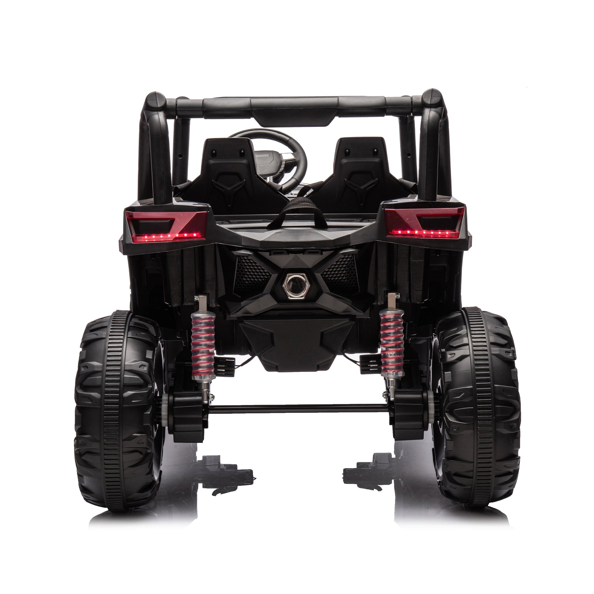 Side by Side 4x4 Ride on Off-Road Truck with Parent Remote Control, Battery Powered Electric Car w/High Low Speed - Korvel