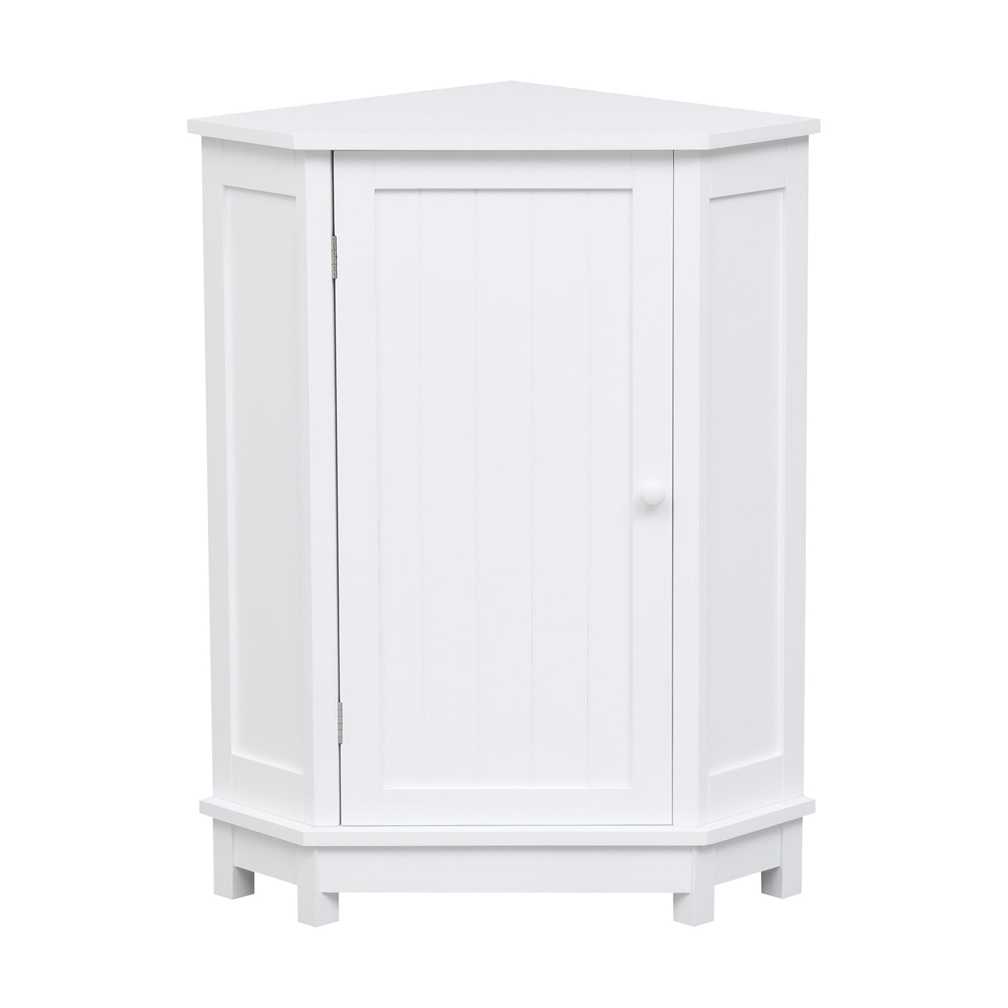 Armario de Baño Esquinero Blanco con Estante Ajustable