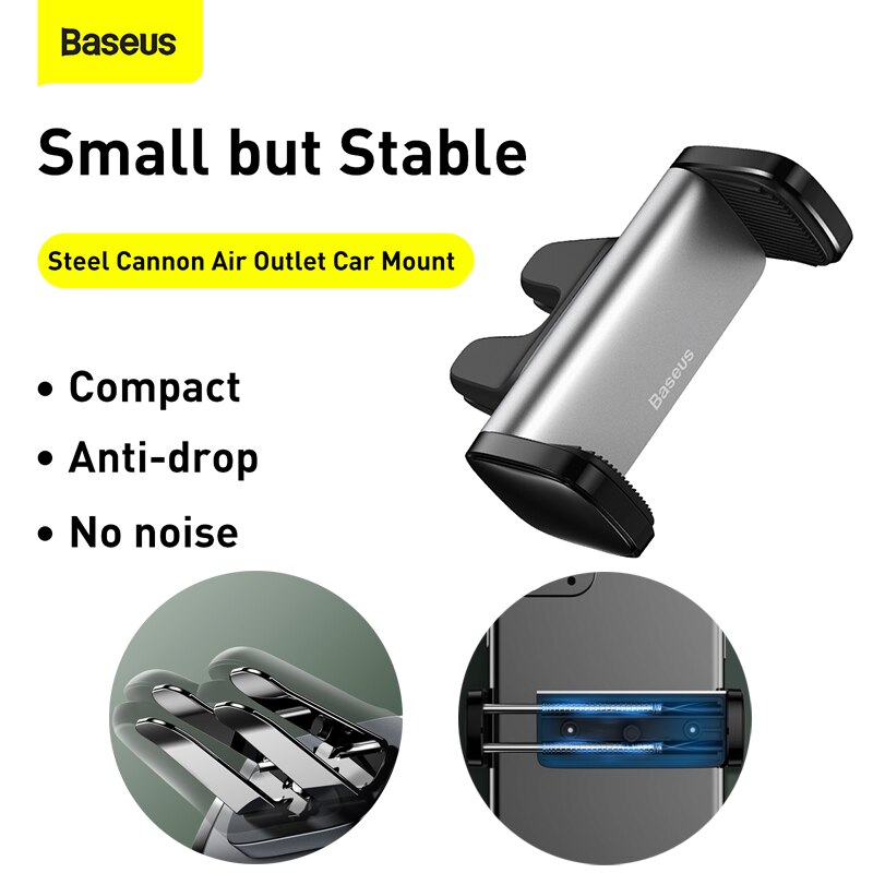Support de téléphone pour voiture Baseus pour ventilation d'air