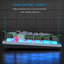 Gaming Keyboard Colorful LED Backlight Office Keyboard for Desktop Typing PC - Korvel