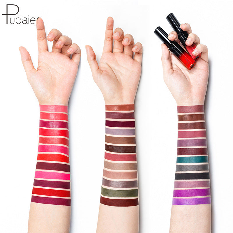 Pudaier 36 Color Matte Lip Gloss & Liner Set
